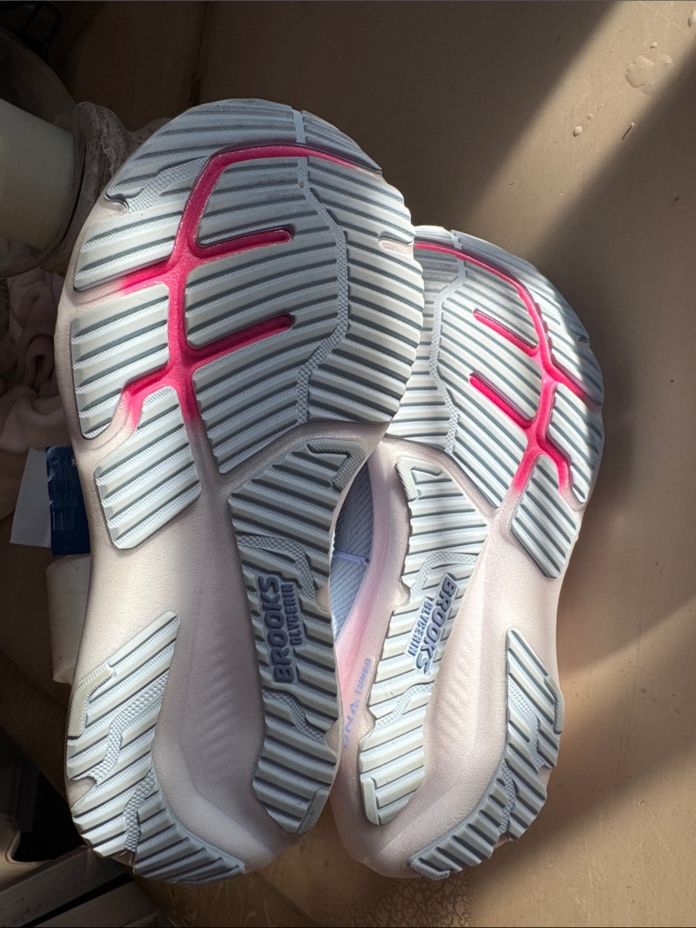 Brooks Women's Pale Blue Running Shoes with Lilac Details - Picture 7 of 10
